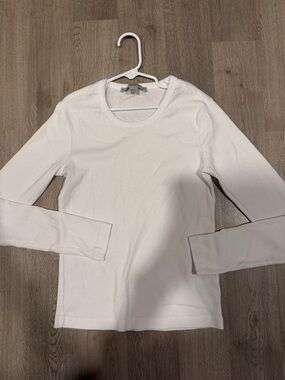 AllSaints White Crewneck Tee